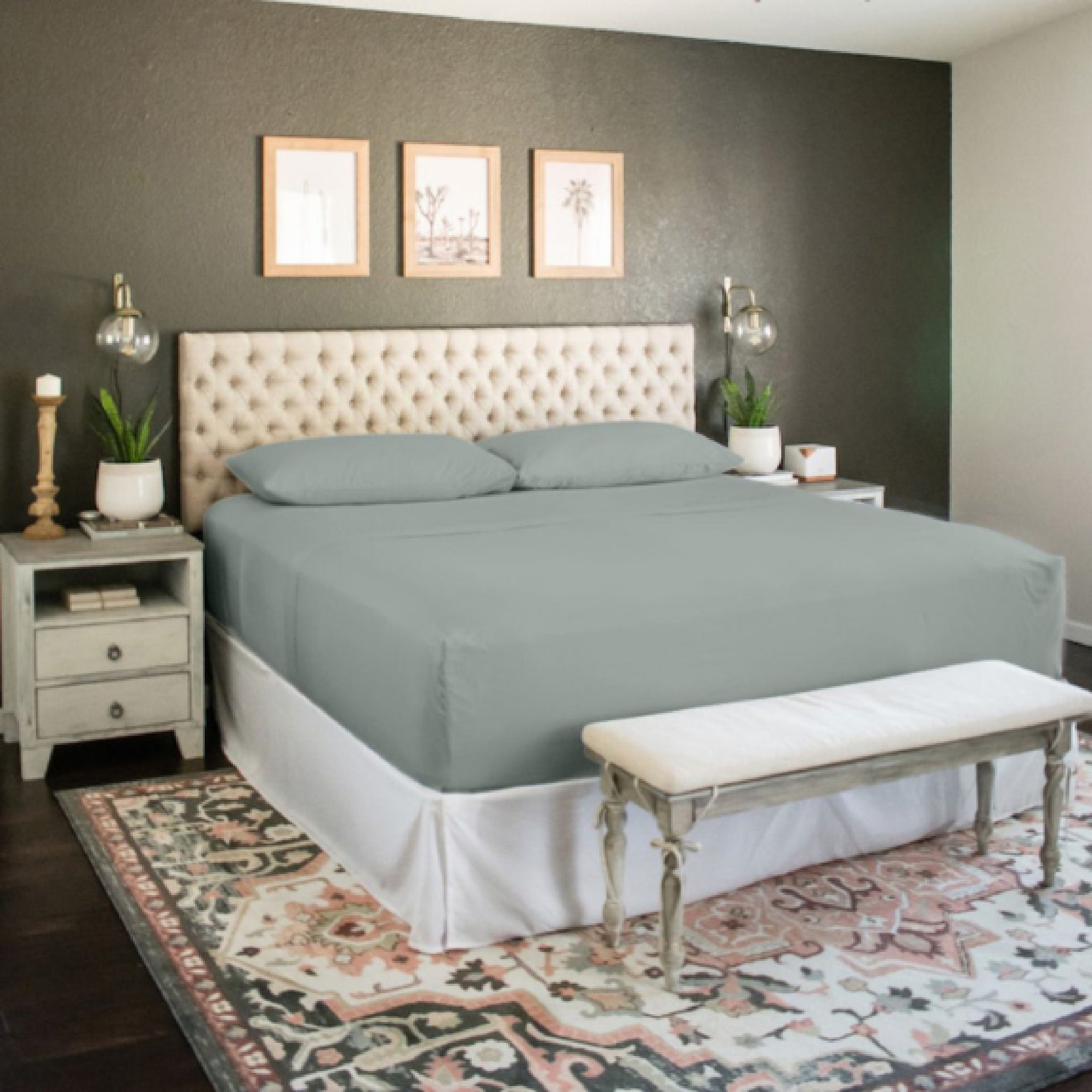 Cool Botanical Standard Flat Sheet