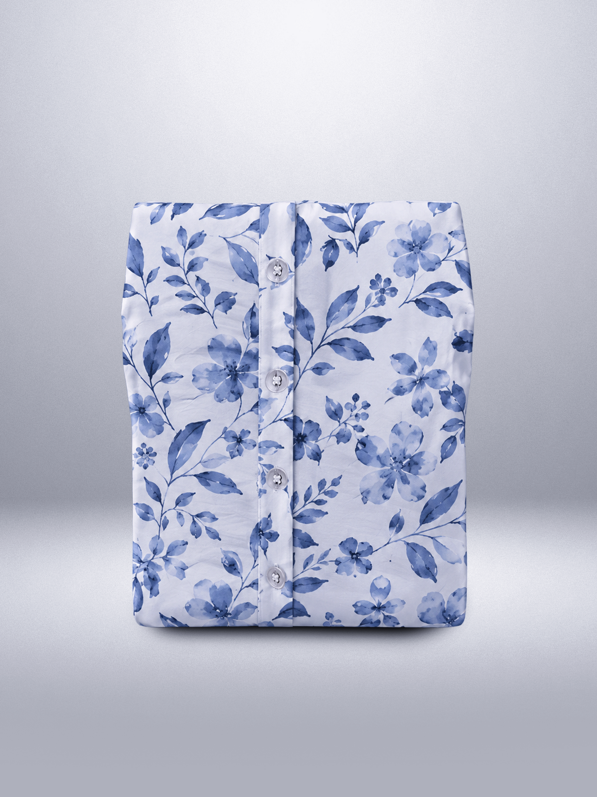 Cool Botanical Easy On Flat Sheet (w/ Corner Buttons)
