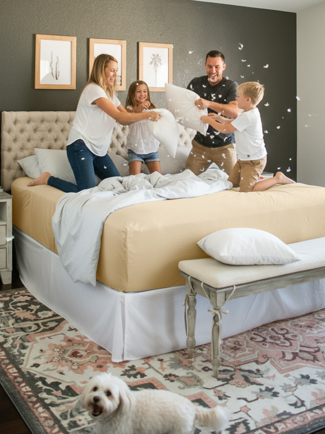 Luxe Stay On Fitted Sheet