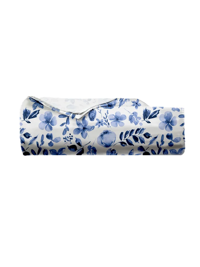 Cool Botanical Easy On Flat Sheet (w/ Corner Buttons)