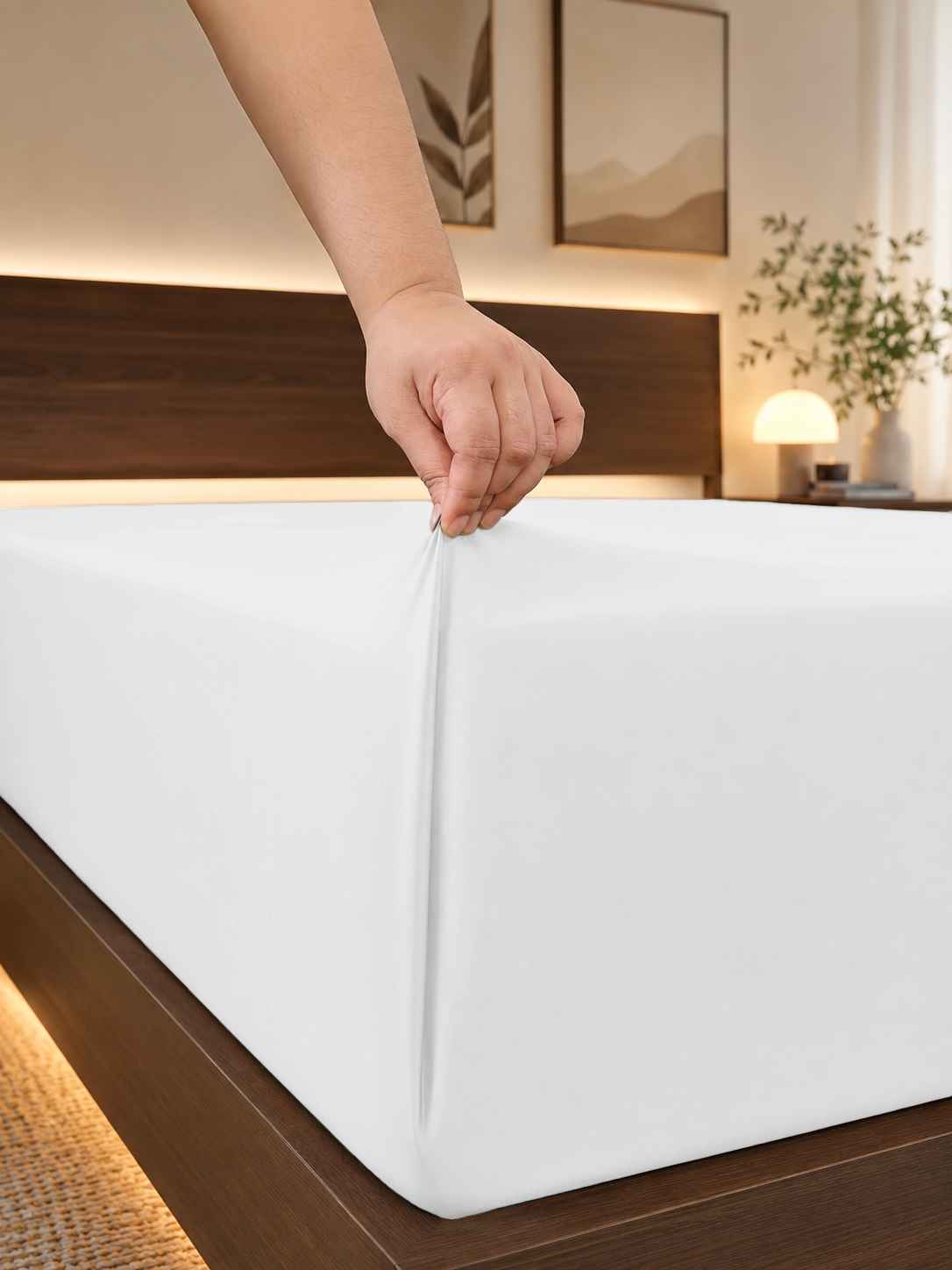 Luxe Stay On Fitted Sheet