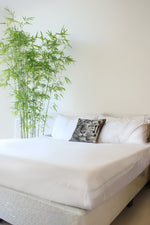 Cool Bamboo sheets on a bed