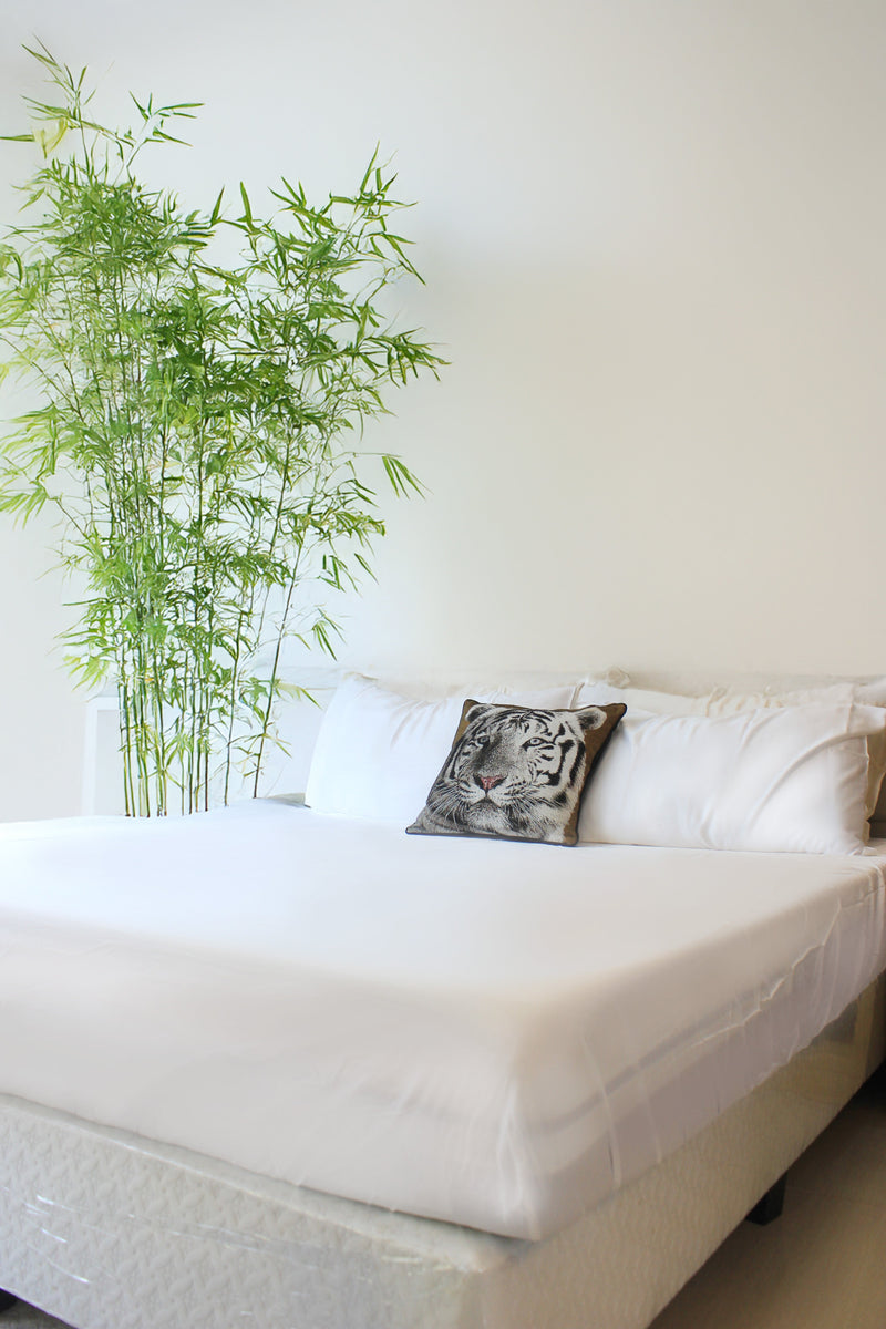 Cool Bamboo sheets on a bed