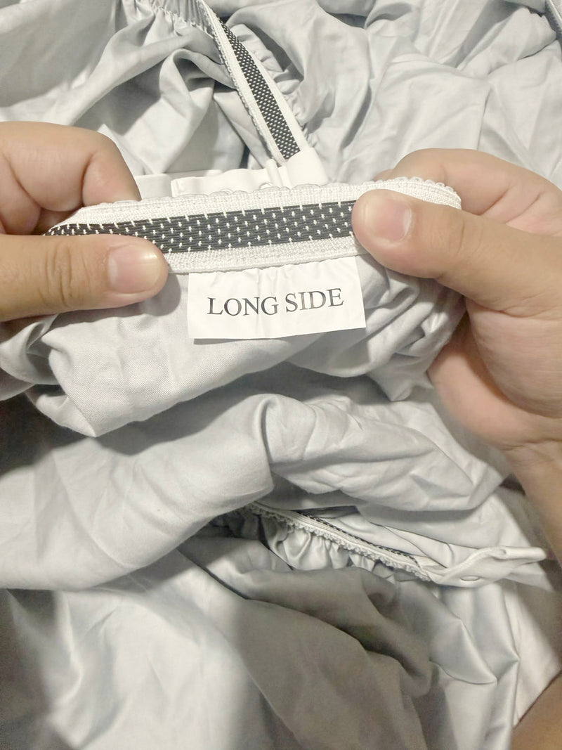 Long side, short side labels