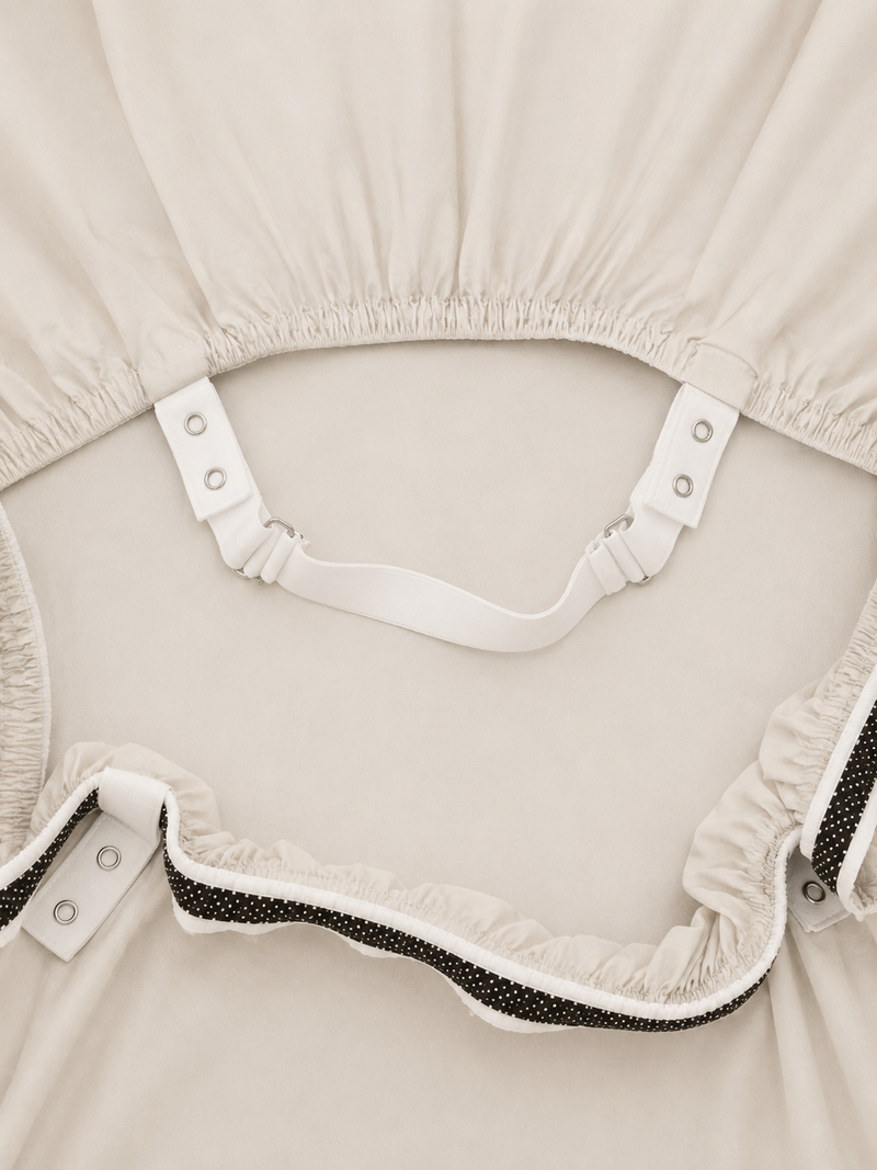 Luxe Snap On Fitted Sheet