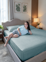 Cool Bamboo Stay On Fitted Sheet