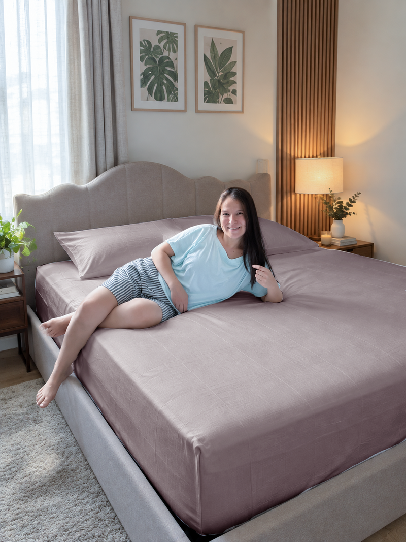 Cool Bamboo Stay On Fitted Sheet