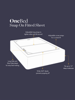 Cool Bamboo Snap On Split King Sheet Set